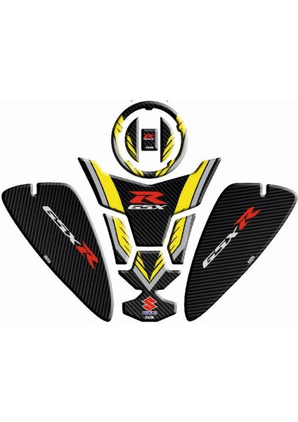Suzuki Gsx-r Uyumlu Tank Pad Set 006