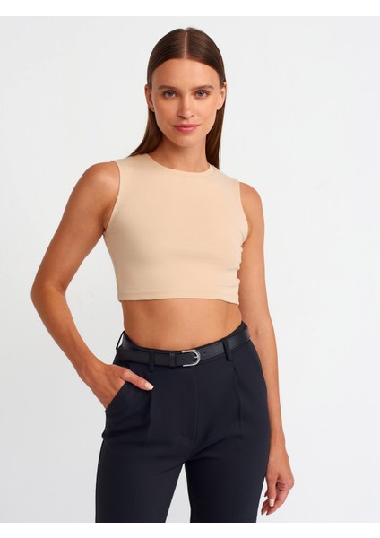 30125 Crop Top-A.bej