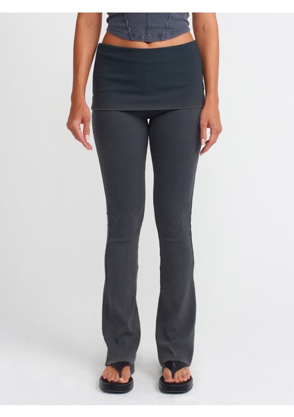 71060 Soluk Efektli Pantolon-Antrasit modelleri