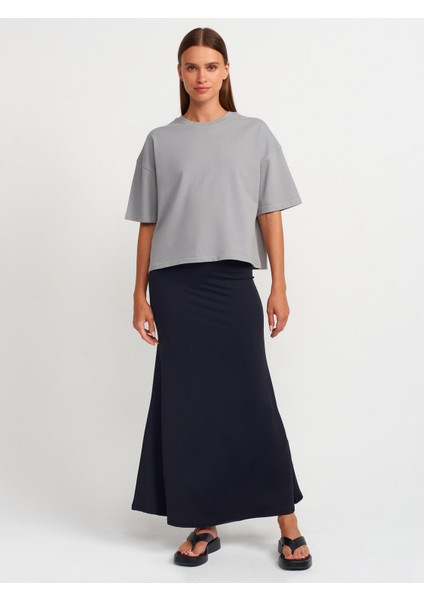 31017 Kısa Kollu Pamuklu T-Shirt-Gri modelleri