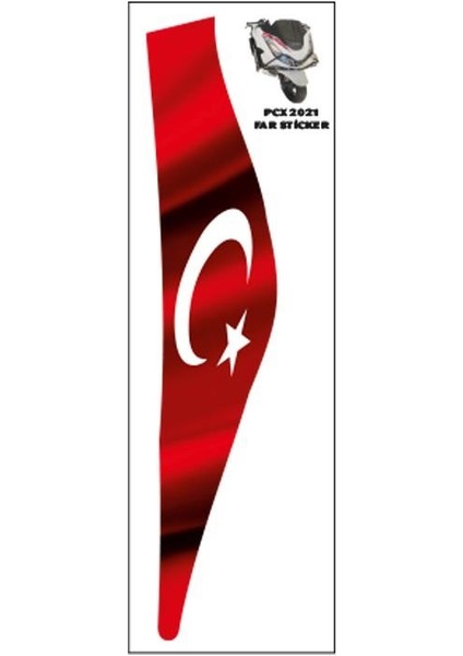 Honda Pcx 2021 - 2024 Uyumlu Far Damla Sticker