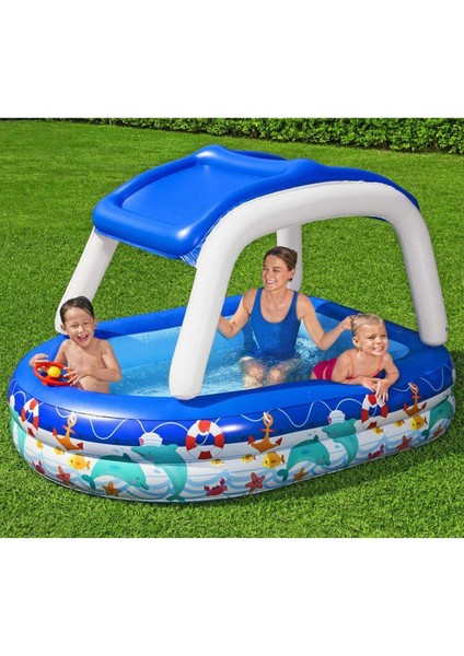 Pompa Dahil Değildir Gölgelikli Kaptan Aile Havuzu 54370 indirimleri