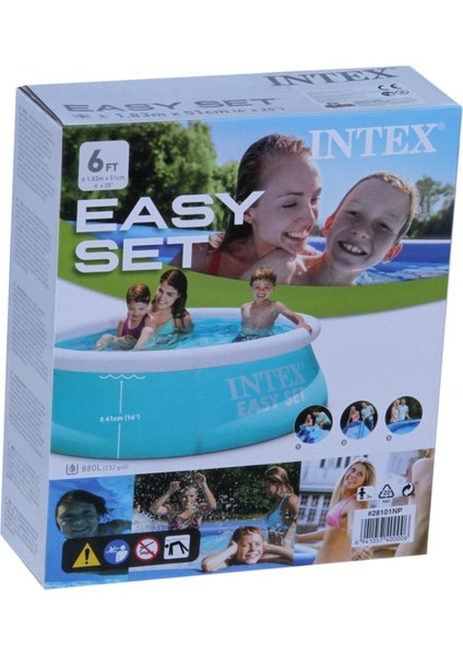 Mavi Easy Kolay Kurulum Mavi Renkli Şişme Havuz 183X51 cm fiyatları