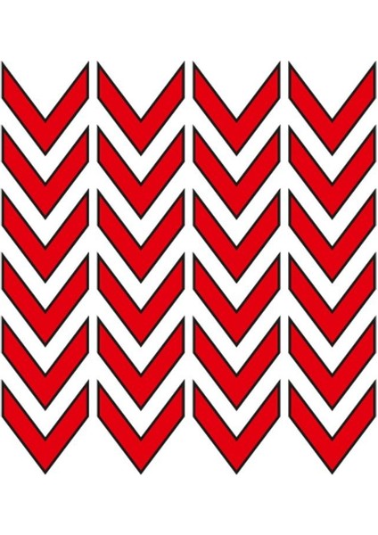 Cg Kırmızı Ok Sakal Şeridi