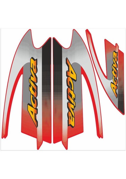 Honda Activa Uyumlu Sticker Set 003