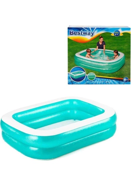 4 Kişilik ve Üstü Dikdörtgen Şişme Havuz 201X150X51 Cm. 54005 Şişme Pompa Dahil Değildir 51-60 cm B