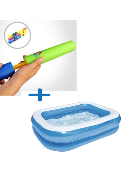 Mavi Su Pompalı- 54005, Büyük Şişme Aile HAVUZU-201X150X51CM Pompa Dahil Değildir 120 - 150 cm Şişm fiyatları