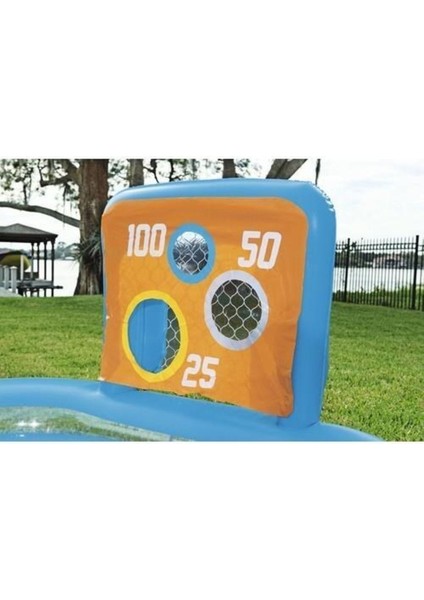 Pompa Dahildir Büyük Boy Şişme Şut Oyunu Havuzu - 54170 Mavi 3 Kişilik 91-100 cm Şişme 100-150 cm fiyatları