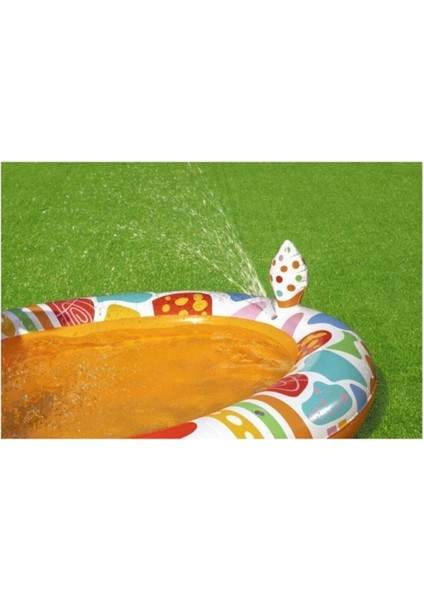 3 Kişilik Zürafalı Çocuk Havuzu Pompa Dahil Değildir Turuncu 251-300 cm Şişme fiyatları