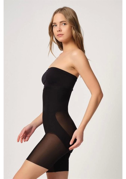 Siyah Emay 2929 Double Tül Paçalı Lazer Korse fiyatları