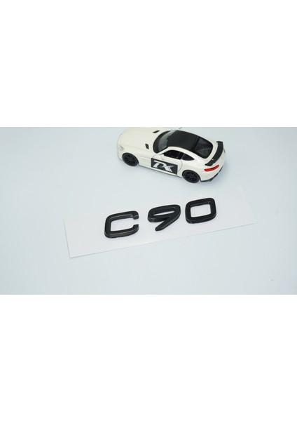 C90 Siyah Abs 3m 3D Bagaj Yazı Logo Volvo Ile Uyumlu