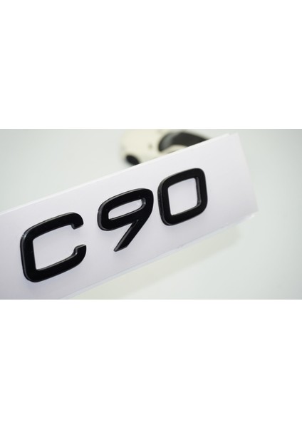 C90 Siyah Abs 3m 3D Bagaj Yazı Logo Volvo Ile Uyumlu fiyatları