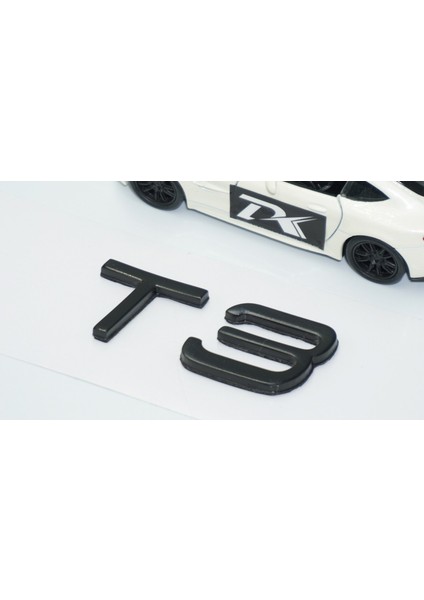 T3 Siyah Abs 3m 3D Bagaj Yazı Logo Volvo Ile Uyumlu
