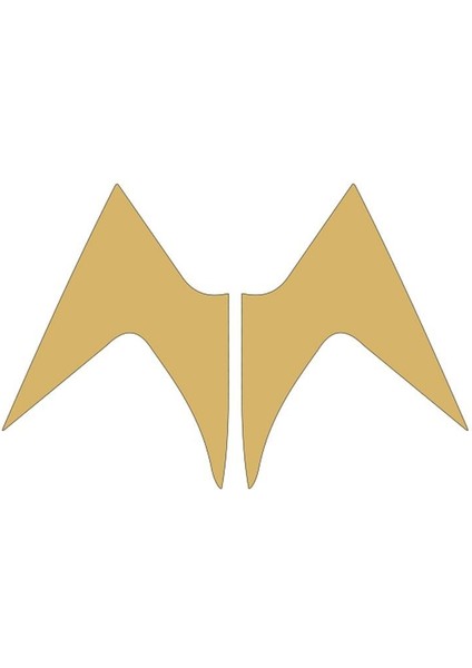 Mondial Mh Drift 2011 - 2020 Uyumlu Gold Ön Siperlik Yan Sticker