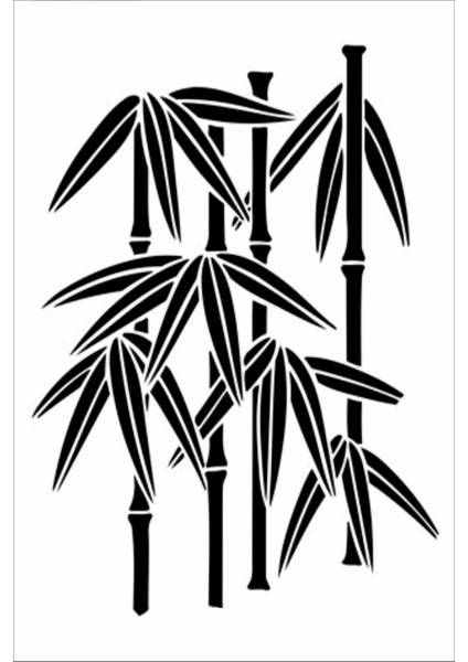 Stencil Sarayi Boyama Şablon Çiçek ve Meyve - 8402