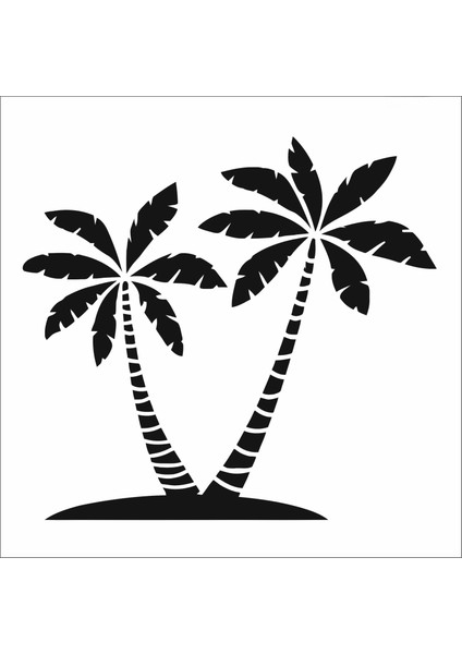 Stencil Sarayi Boyama Şablon Çiçek ve Meyve - 8018