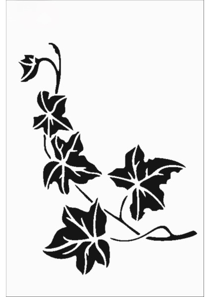 Stencil Sarayi Boyama Şablon Çiçek ve Meyve - 8180