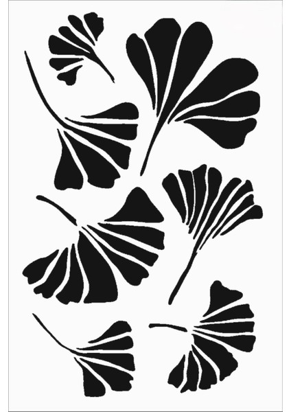 Stencil Sarayi Boyama Şablon Çiçek ve Meyve - 8349