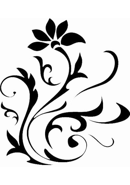 Stencil Sarayi Boyama Şablon Çiçek ve Meyve - 4749