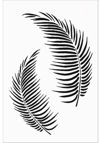 Stencil Sarayi Boyama Şablon Çiçek ve Meyve - 8250