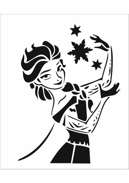 Stencil Sarayi Boyama Şablon Çocuk - 4648