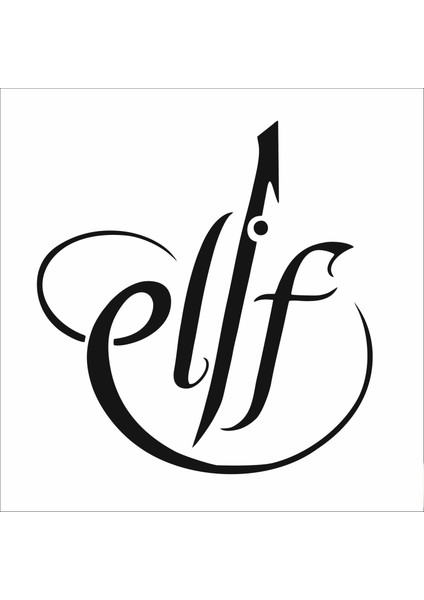 Stencil Sarayi Boyama Şablon Elif - 8469