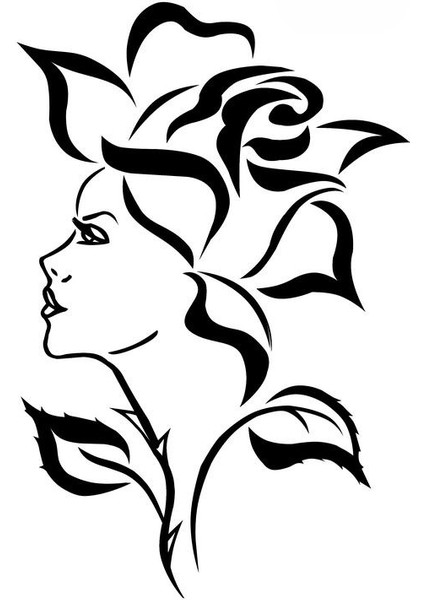 Stencil Sarayi Boyama Şablon Çiçek ve Meyve - 4755