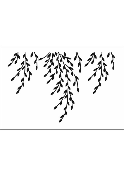 Stencil Sarayi Boyama Şablon Çiçek ve Meyve - 7916