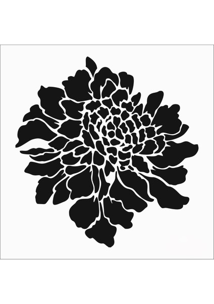 Stencil Sarayi Boyama Şablon Çiçek ve Meyve - 8254