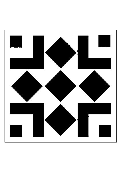 Stencil Sarayi Boyama Şablon Damask Çini Mandala - 4696