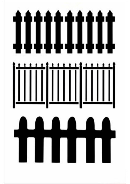 Stencil Sarayi Boyama Şablon Objeler - 8283