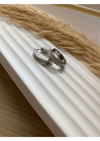 Bs Still Yeni Model Küpe Minimal Paslanmaz-Kararmaz Çelik Küpe