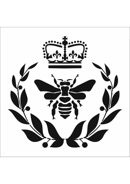 Stencil Sarayi Boyama Şablon Tac - 4425