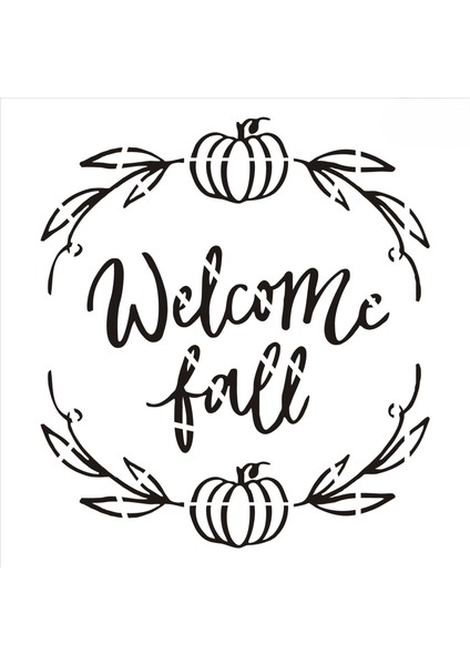 Stencil Sarayi Boyama Şablon Yeni Yıl - 8697