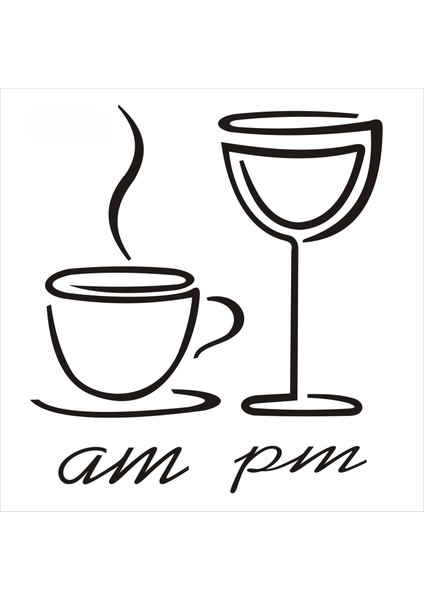 Stencil Sarayi Boyama Şablon Mutfak Obje ve Yazıları - 8670