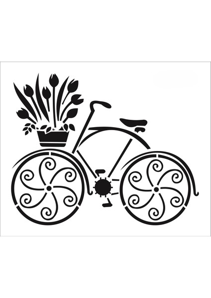 Stencil Sarayi Boyama Şablon Objeler - 1104