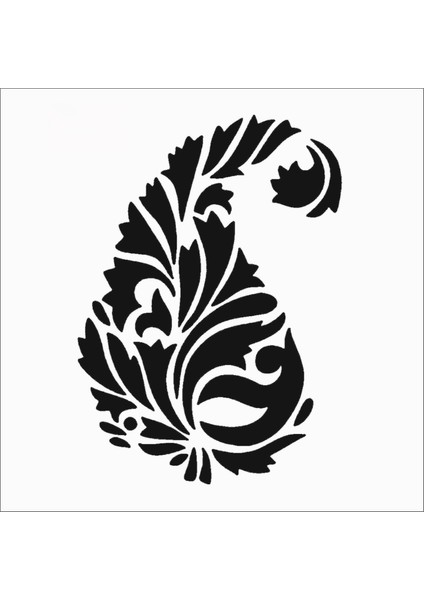 Stencil Sarayi Boyama Şablon Şal Desen - 8348