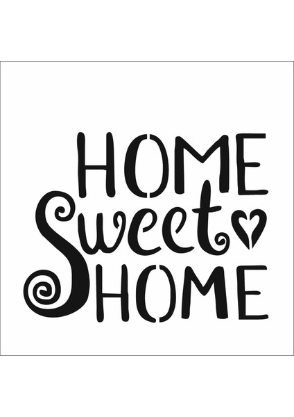 Stencil Sarayi Boyama Şablon Yazı ve Numaralar - 4405