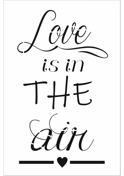 Stencil Sarayi Boyama Şablon Yazı ve Numaralar - 8458