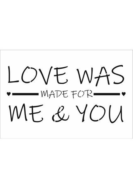 Stencil Sarayi Boyama Şablon Yazı ve Numaralar - 8461