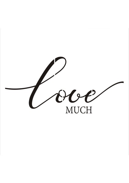 Stencil Sarayi Boyama Şablon Yazı ve Numaralar - 8758