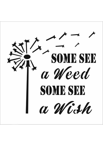 Stencil Sarayi Boyama Şablon Yazı ve Numaralar - 1536