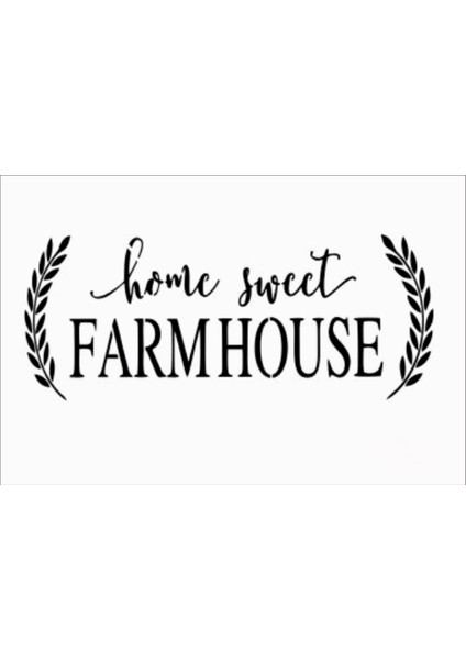 Stencil Sarayi Boyama Şablon Yazı ve Numaralar - 8188