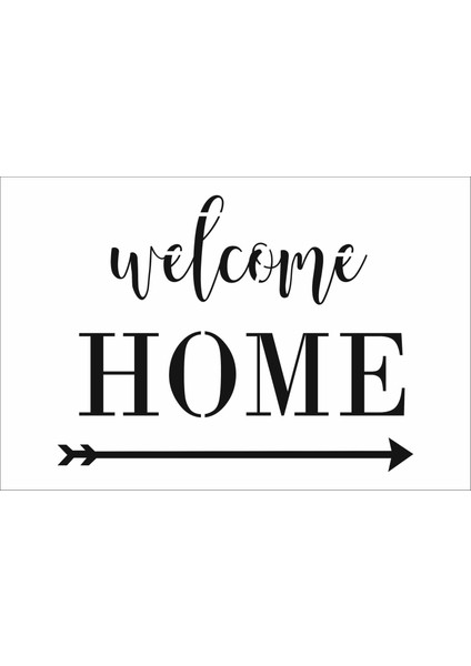 Stencil Sarayi Boyama Şablon Yazı ve Numaralar - 8909