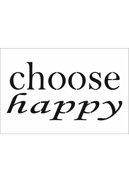 Stencil Sarayi Boyama Şablon Yazı ve Numaralar - 8064