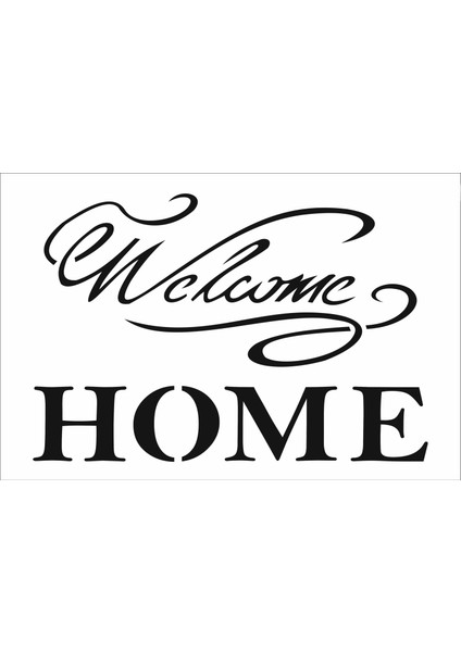 Stencil Sarayi Boyama Şablon Yazı ve Numaralar - 8395