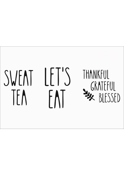 Stencil Sarayi Boyama Şablon Yazı ve Numaralar - 8380