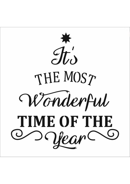 Stencil Sarayi Boyama Şablon Yazı ve Numaralar - 8917