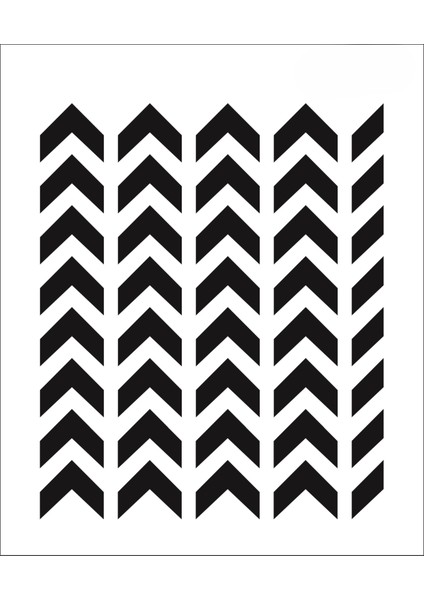 Stencil Sarayi Boyama Şablon Zemin Deseni - 1116