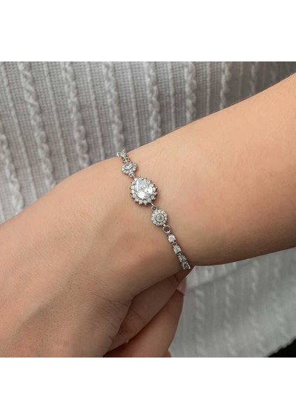 Gümüş Damla Su Yolu Kadın Bileklik fiyatları